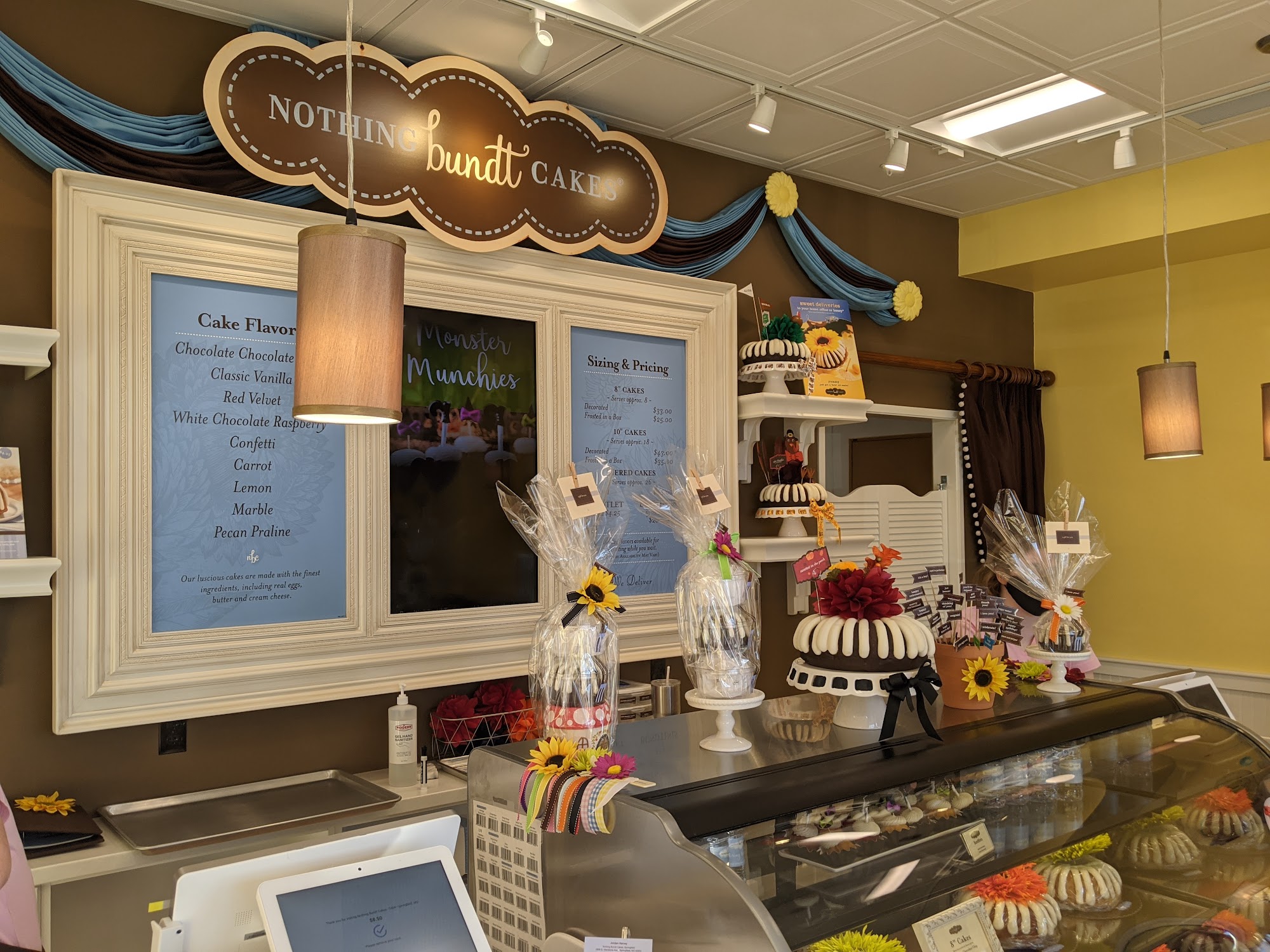 Nothing Bundt Cakes Menu