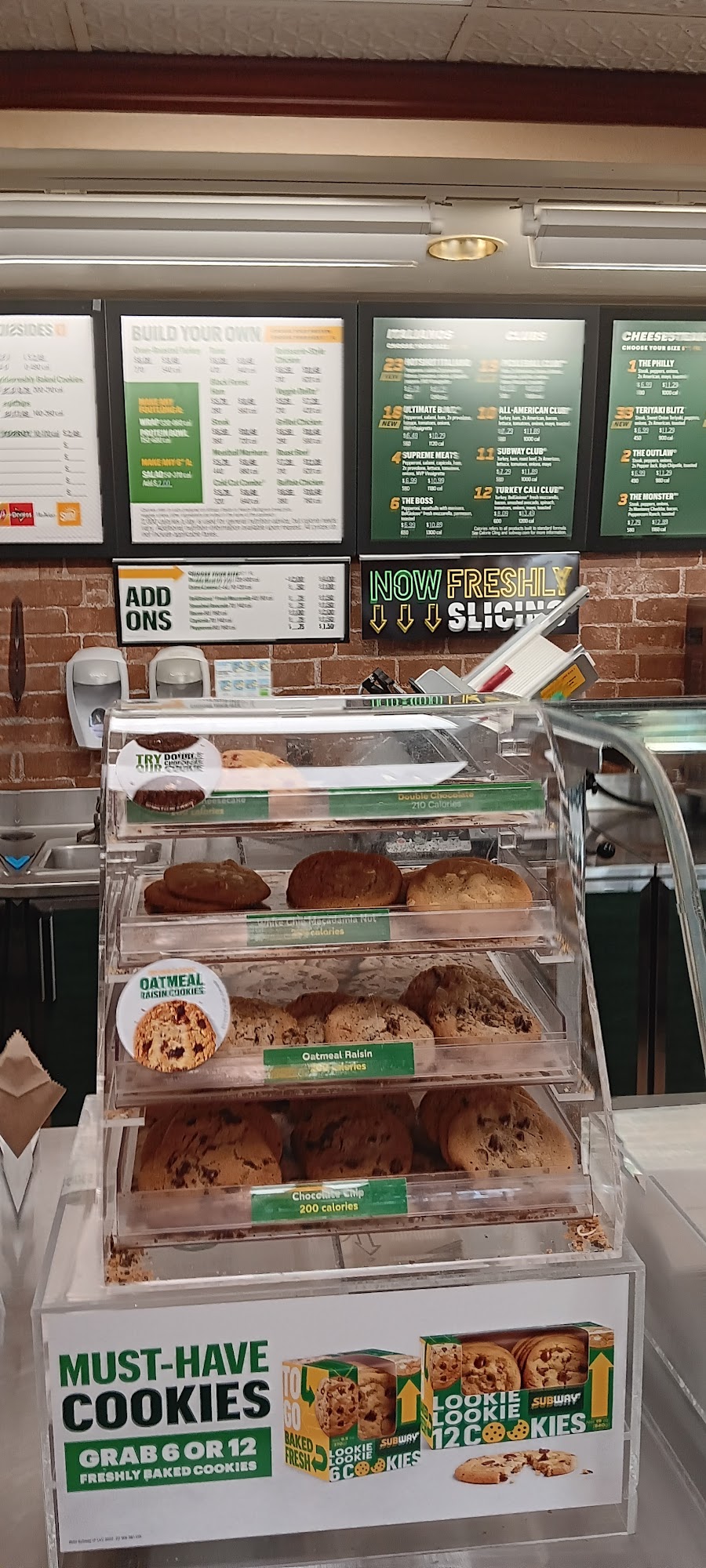 Subway Menu