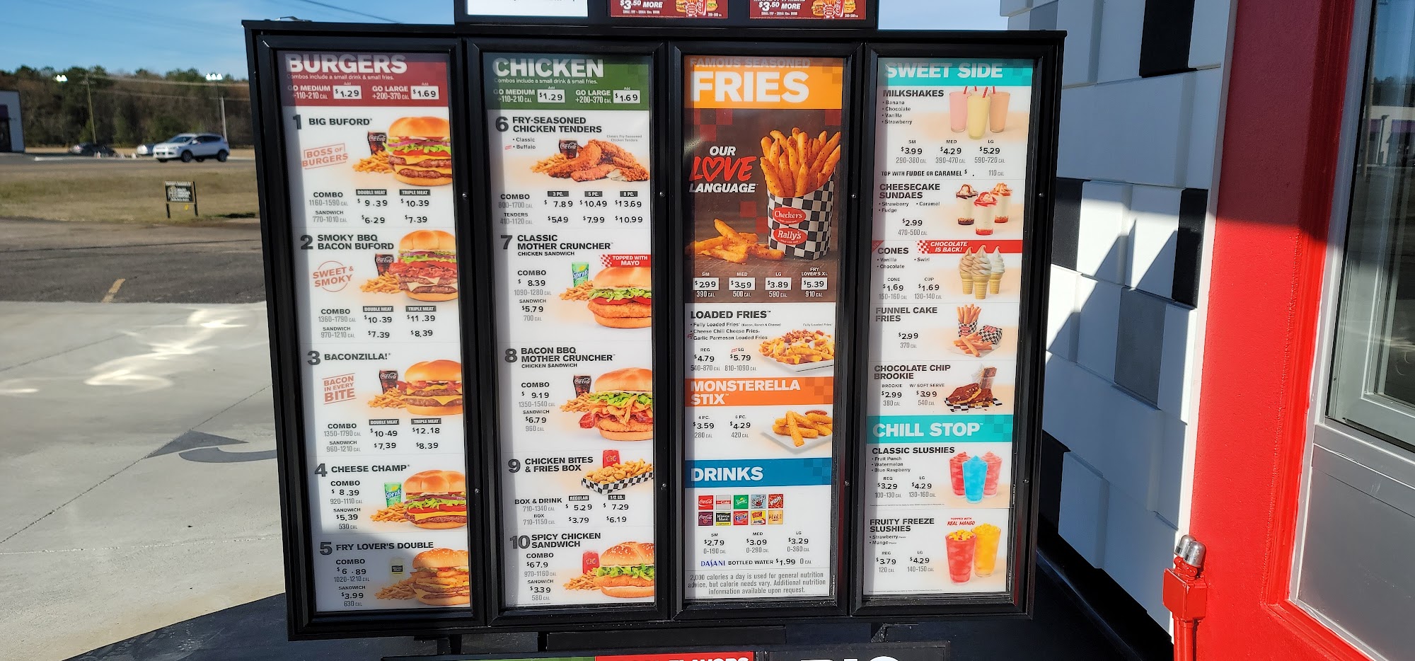 Checkers Menu