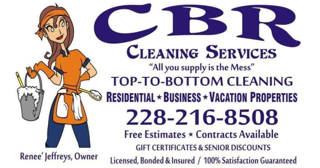Cbr Cleaning Services 9088 Kiln Waveland Cutoff Rd, Bay St Louis Mississippi 39520
