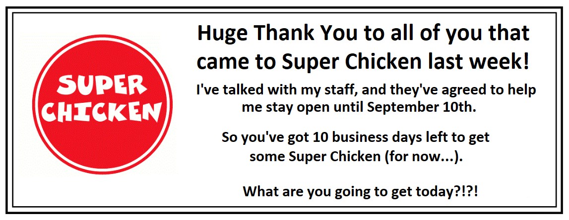 Super chicken restaurant Menu