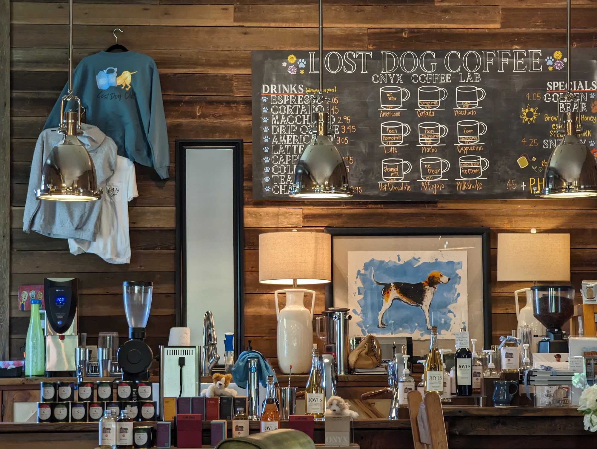 Lost Dog Coffee Menu