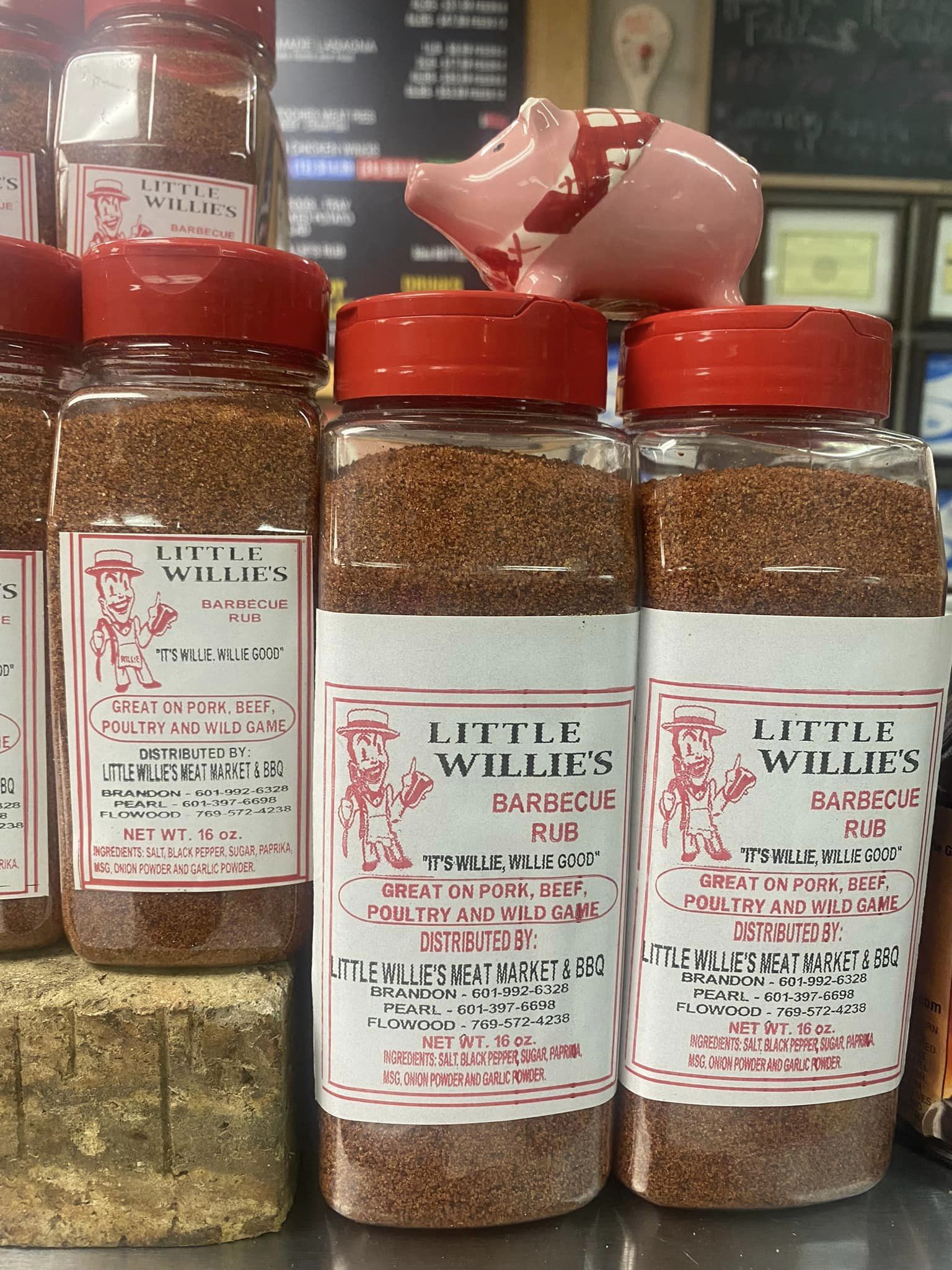 Lil Willie's Barbeque Menu