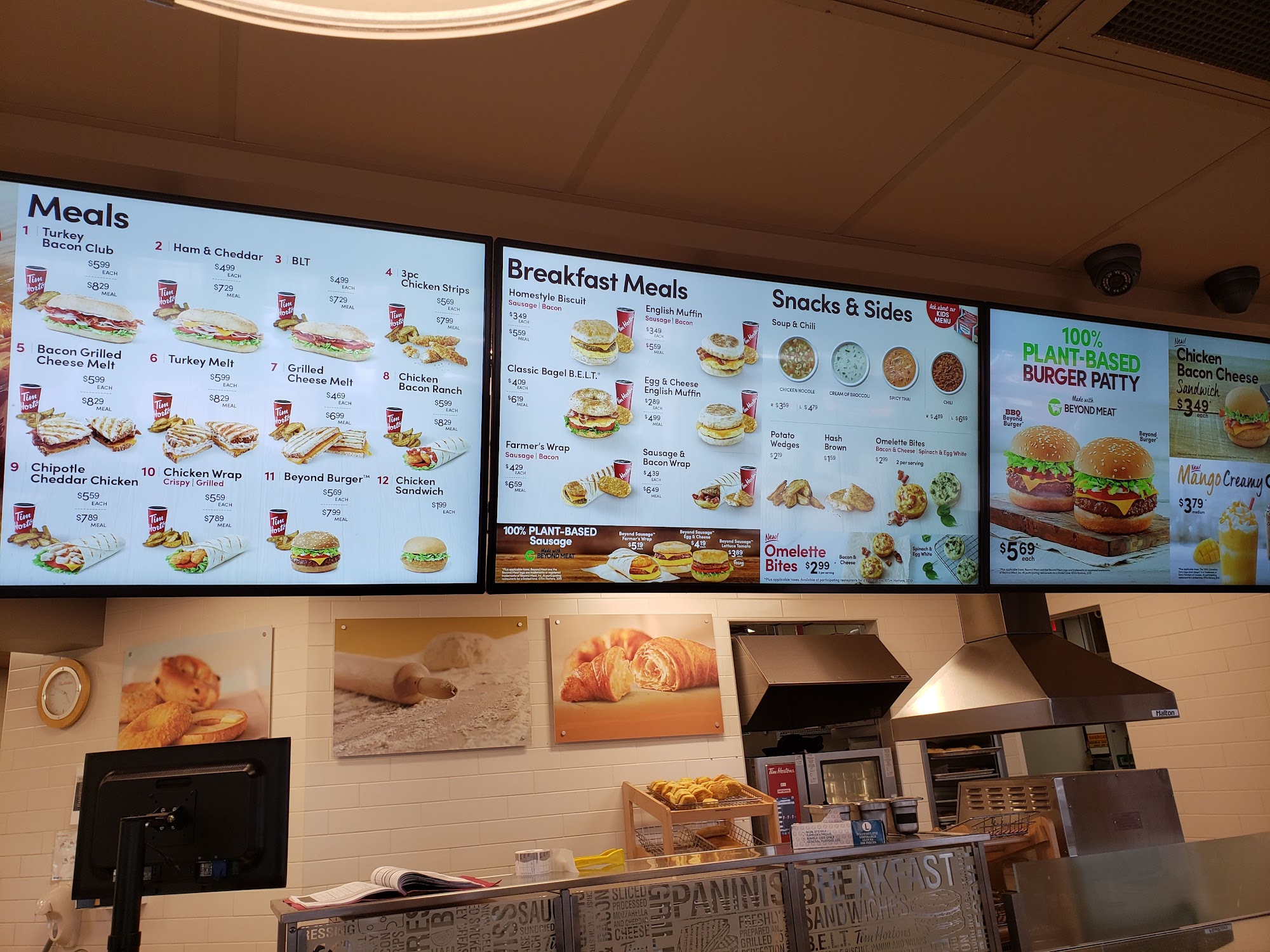Tim Hortons Menu