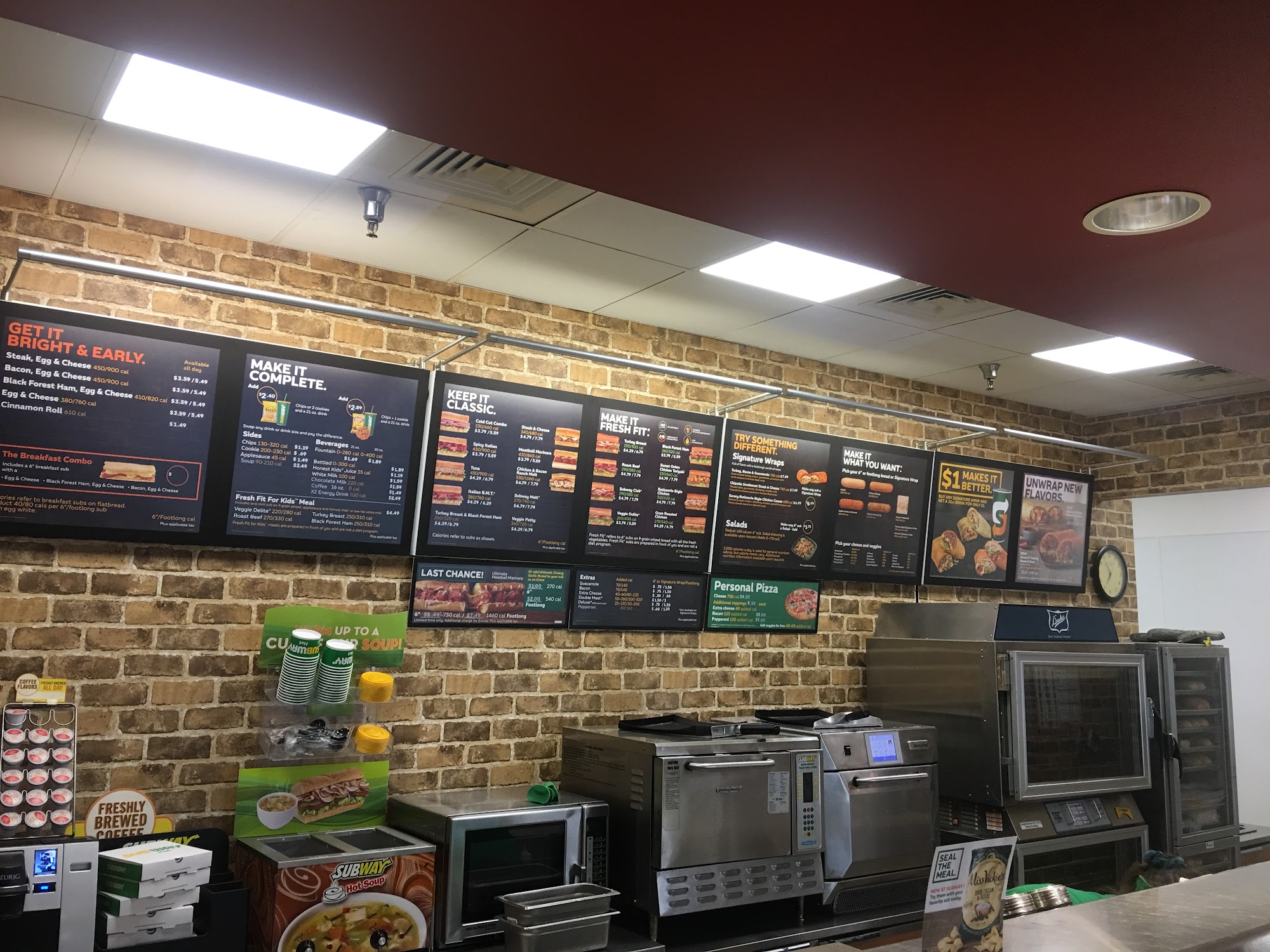 Subway Menu