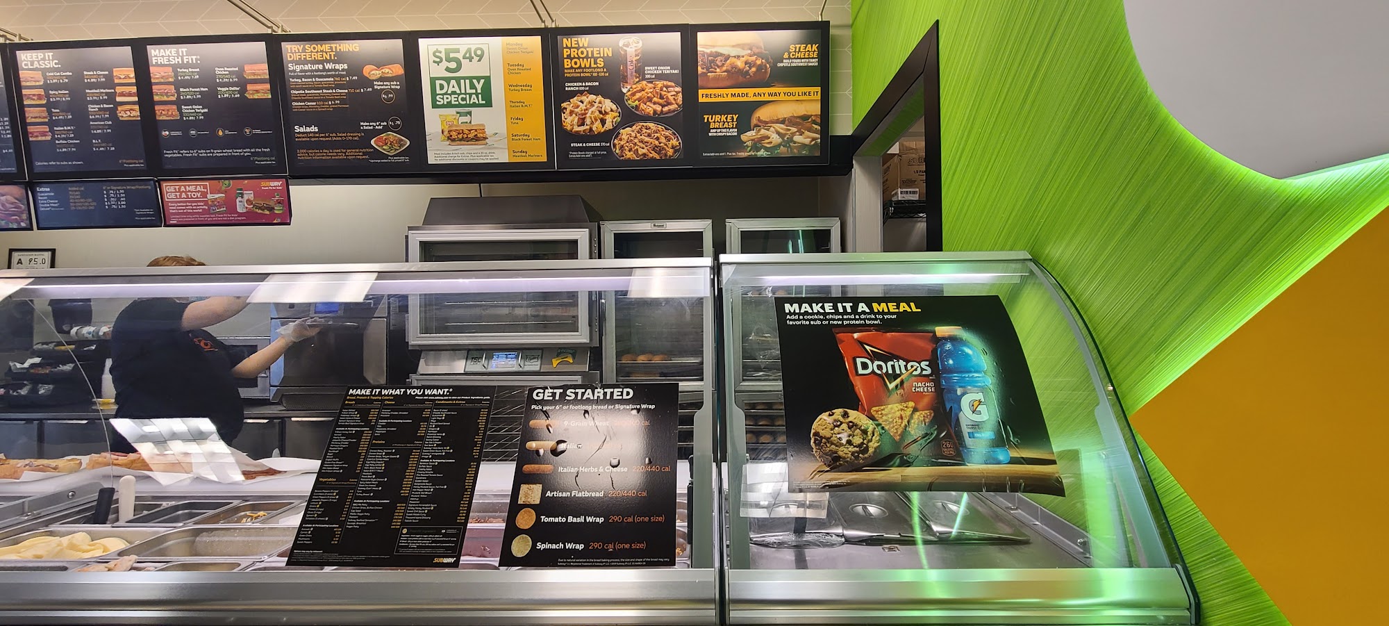 Subway Menu