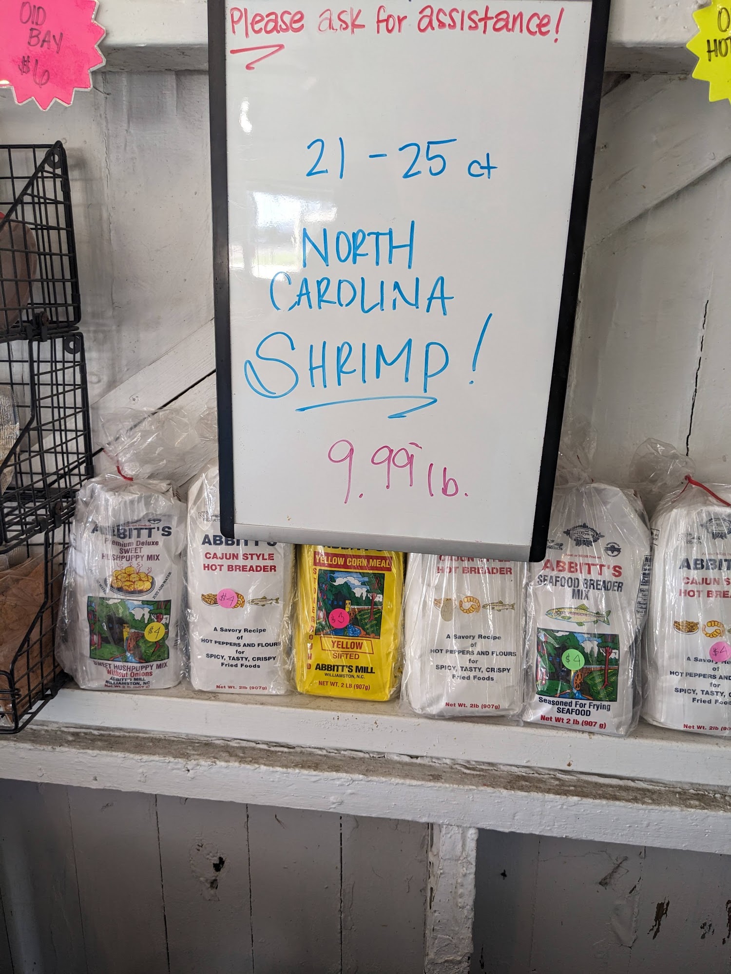 Tarheel Produce Menu