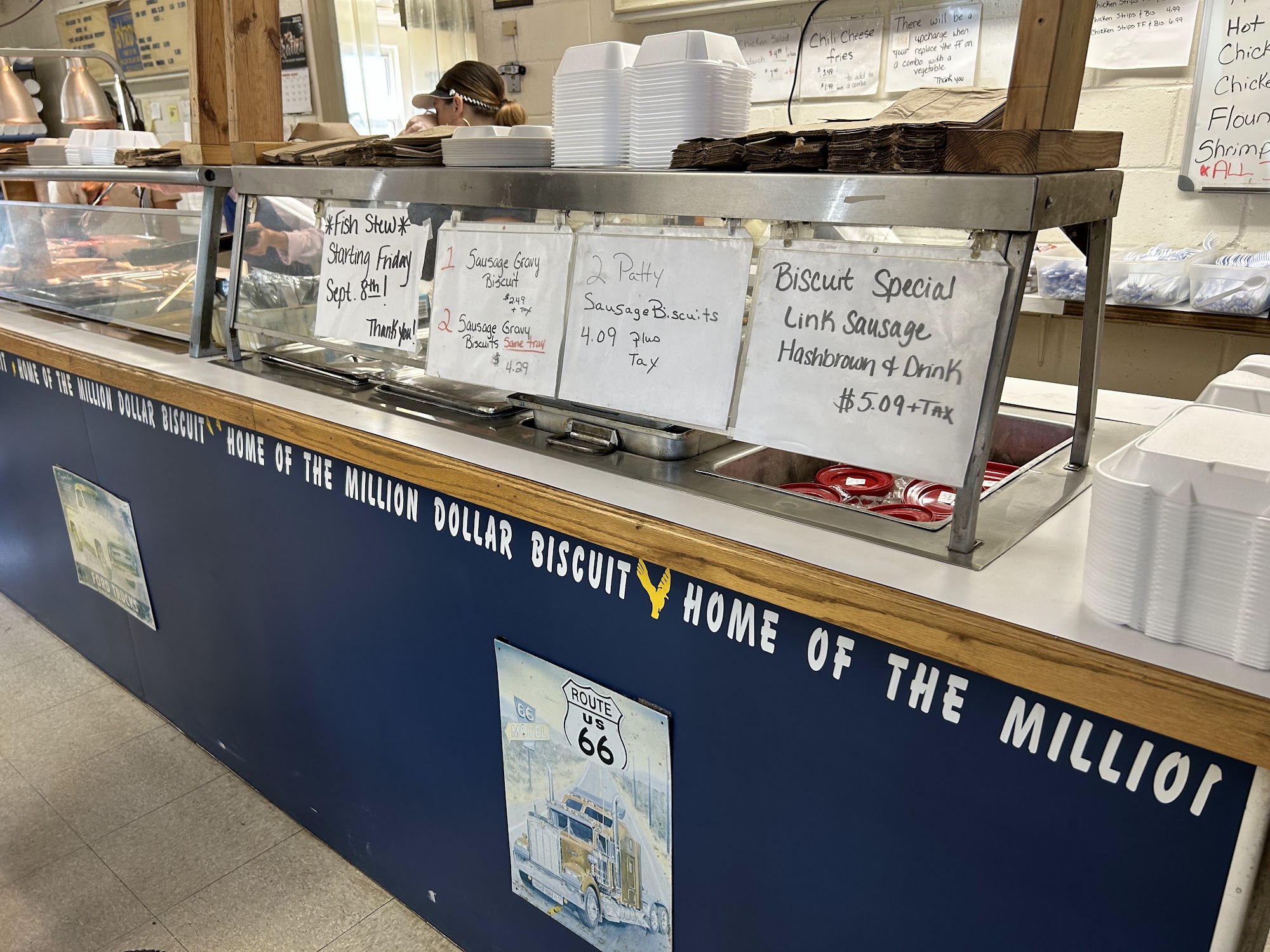 Byrd's Restaurant Menu