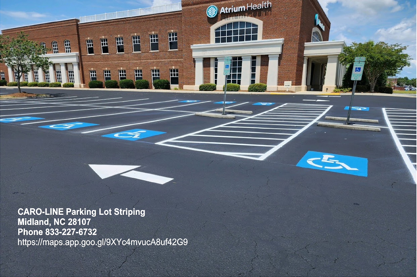 Caro-Line Parking Lot Striping Sam Black Rd, Midland North Carolina 28107