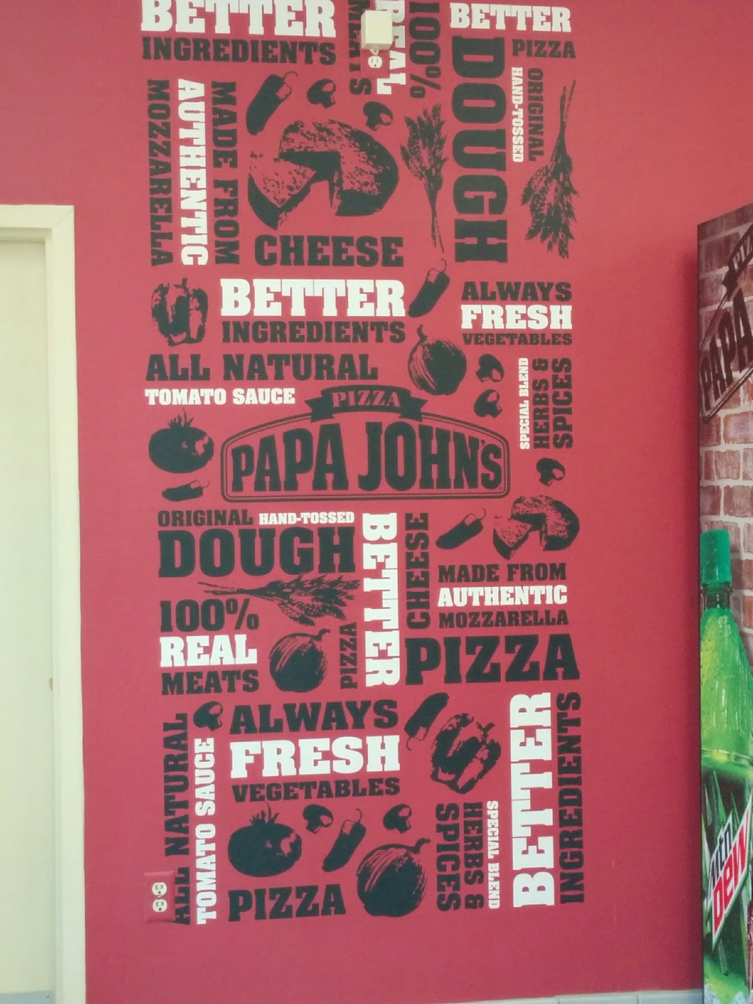 Papa Johns Pizza Menu