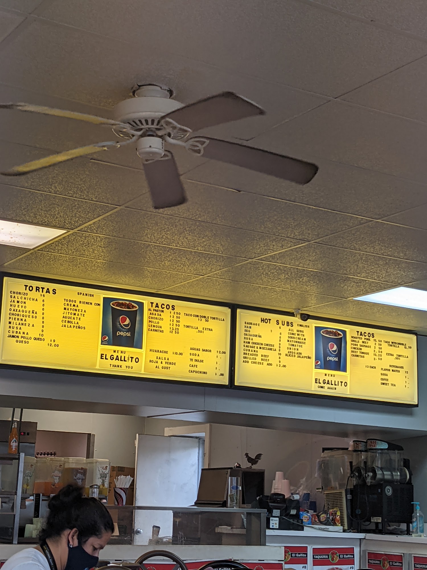 Taqueria El Gallito (El Gallito Restaurant) Menu