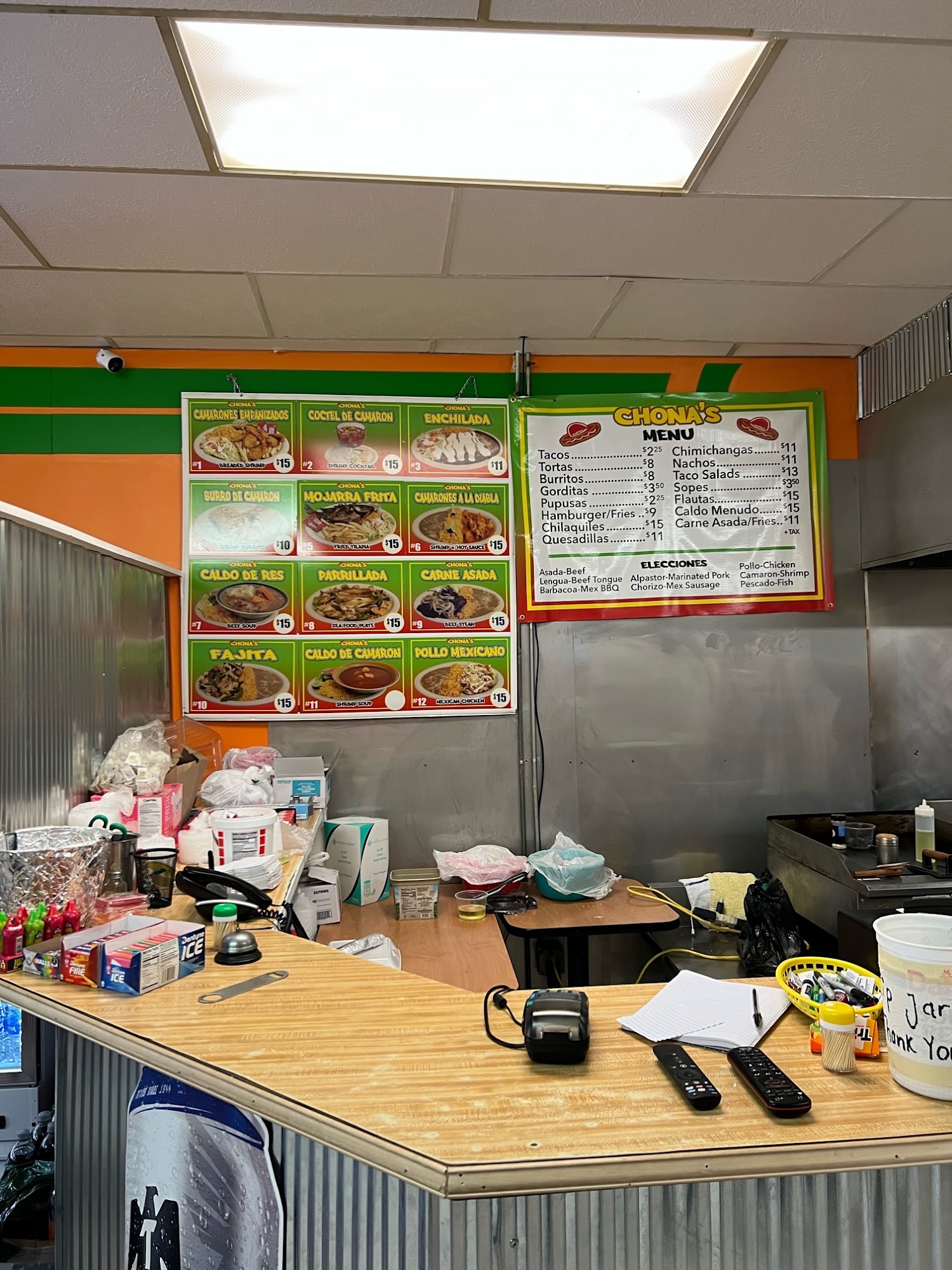 Chona's Restaurant - Madison Menu