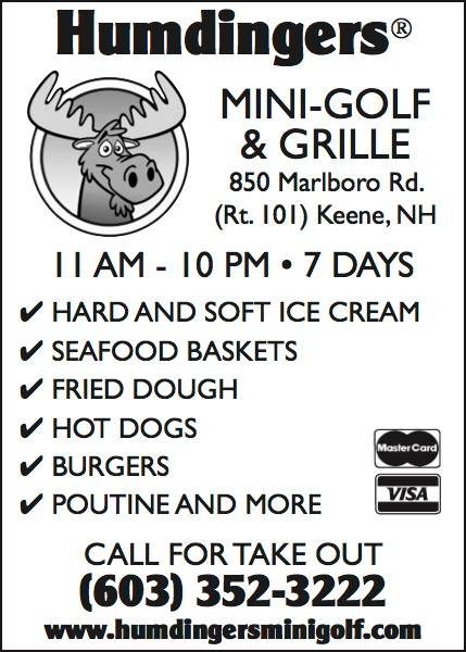 Humdinger's Grille Menu