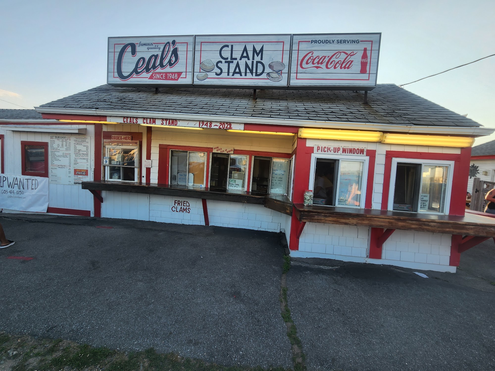 Ceal's Clam Stand 54 River St, Seabrook, NH 03874