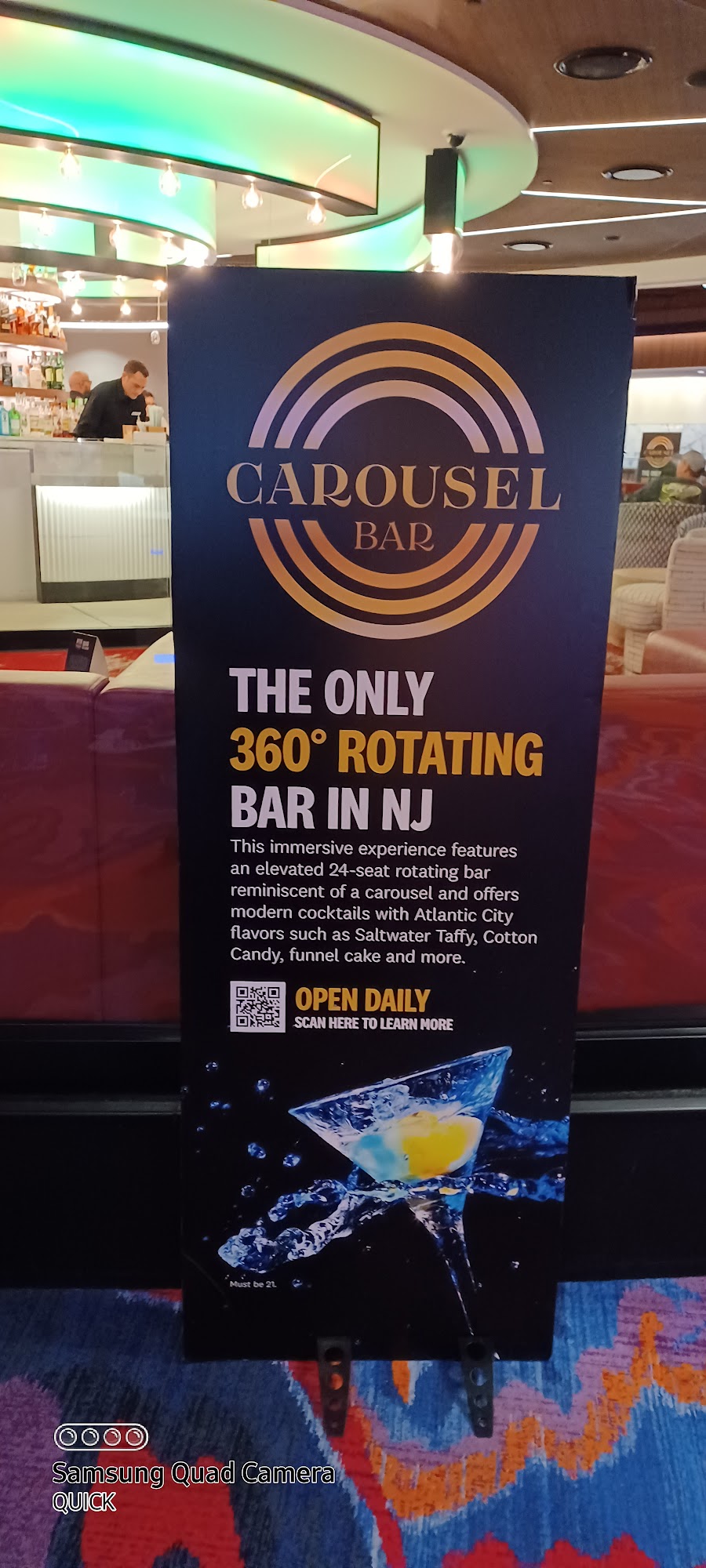 Phil's Carousel Bar Menu