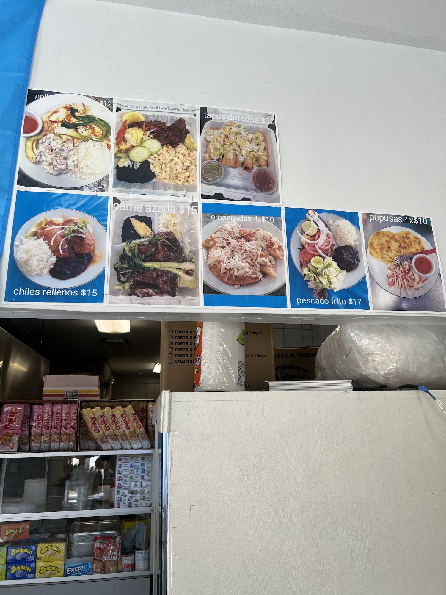 Panaderia la bendición Menu