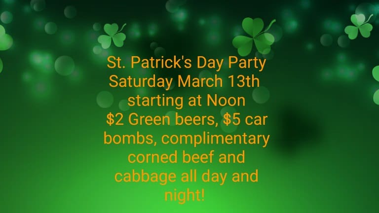 Club House Cafe Menu