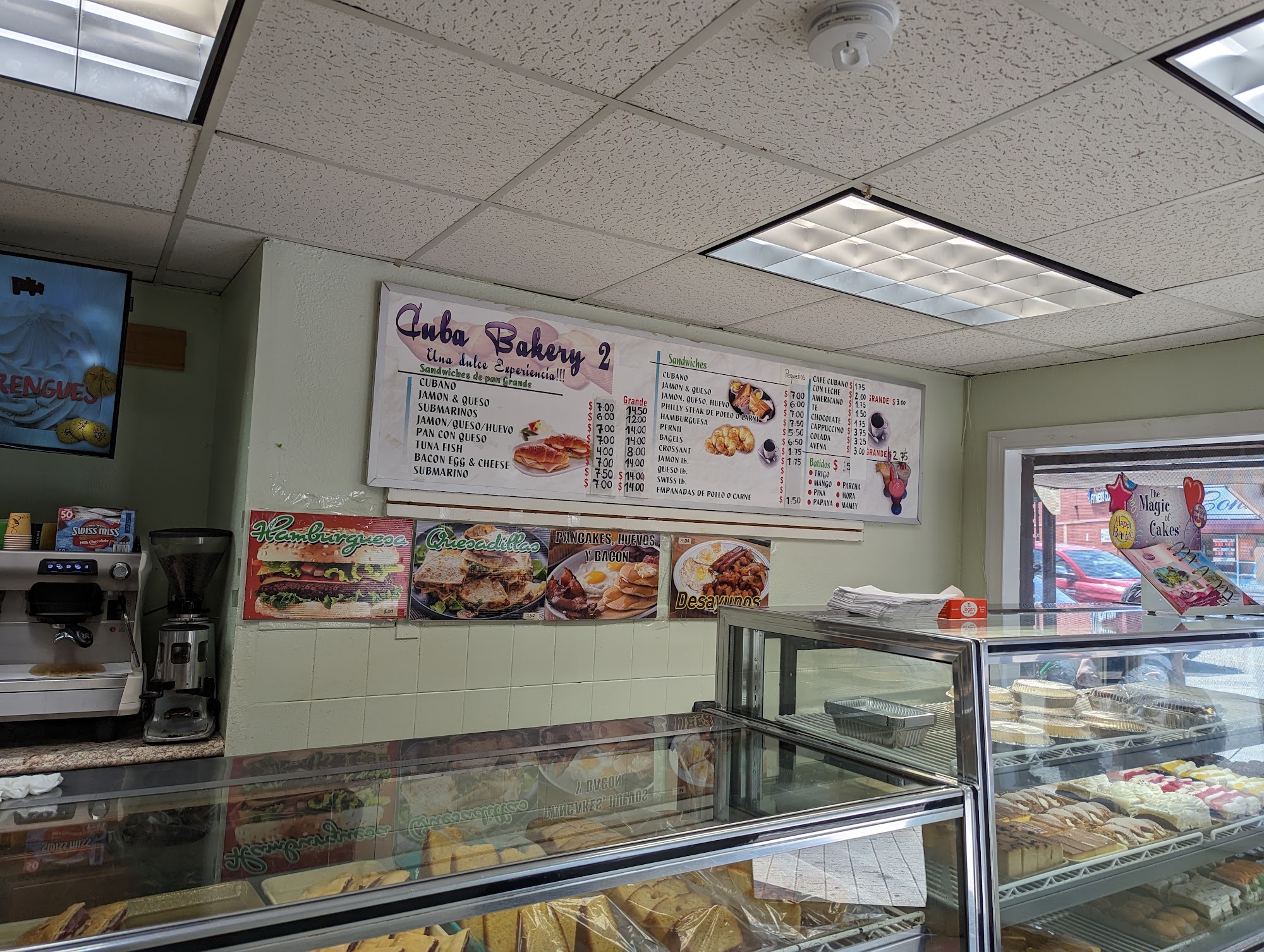 Cuba Bakery Menu
