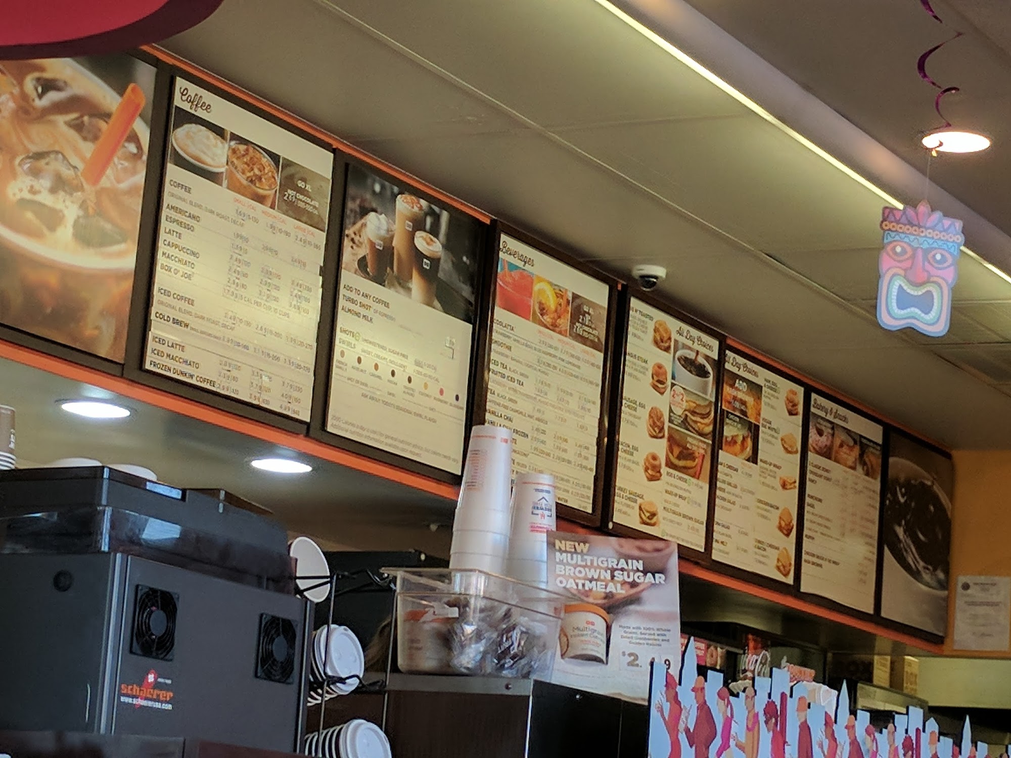 Dunkin' Menu