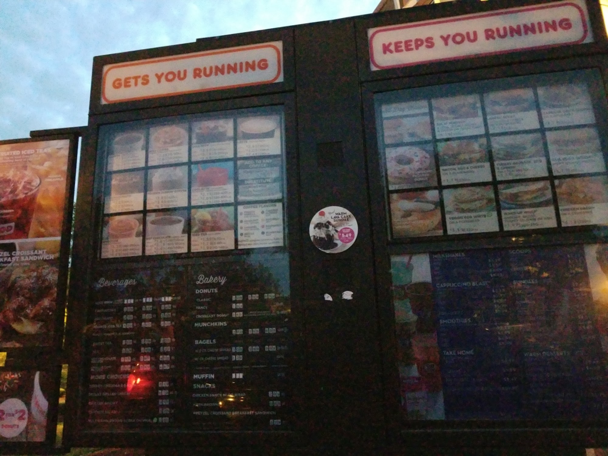 Dunkin' Menu