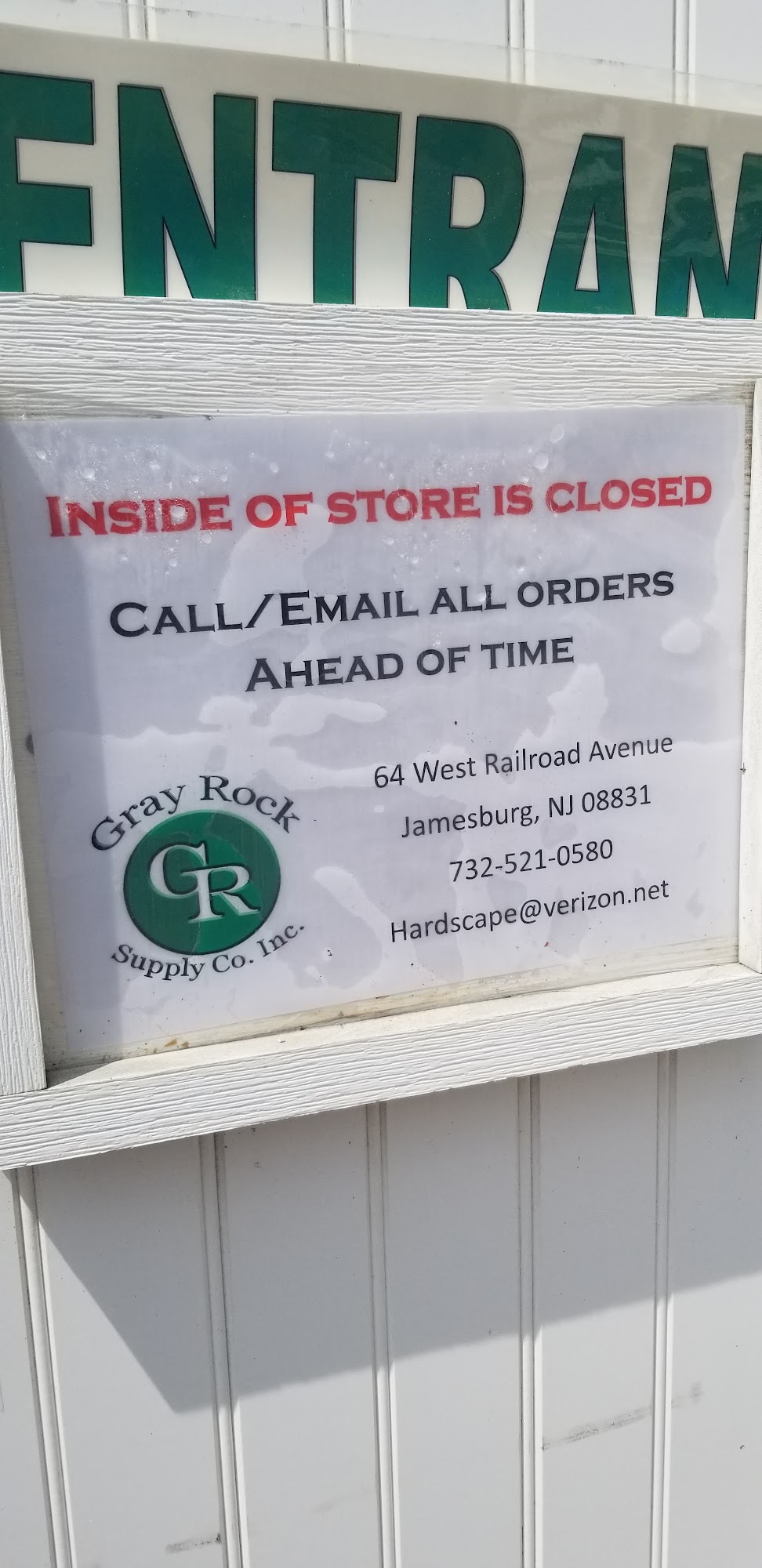 Gray Rock Supply Company, Inc. 64 W Railroad Ave, Jamesburg New Jersey 08831