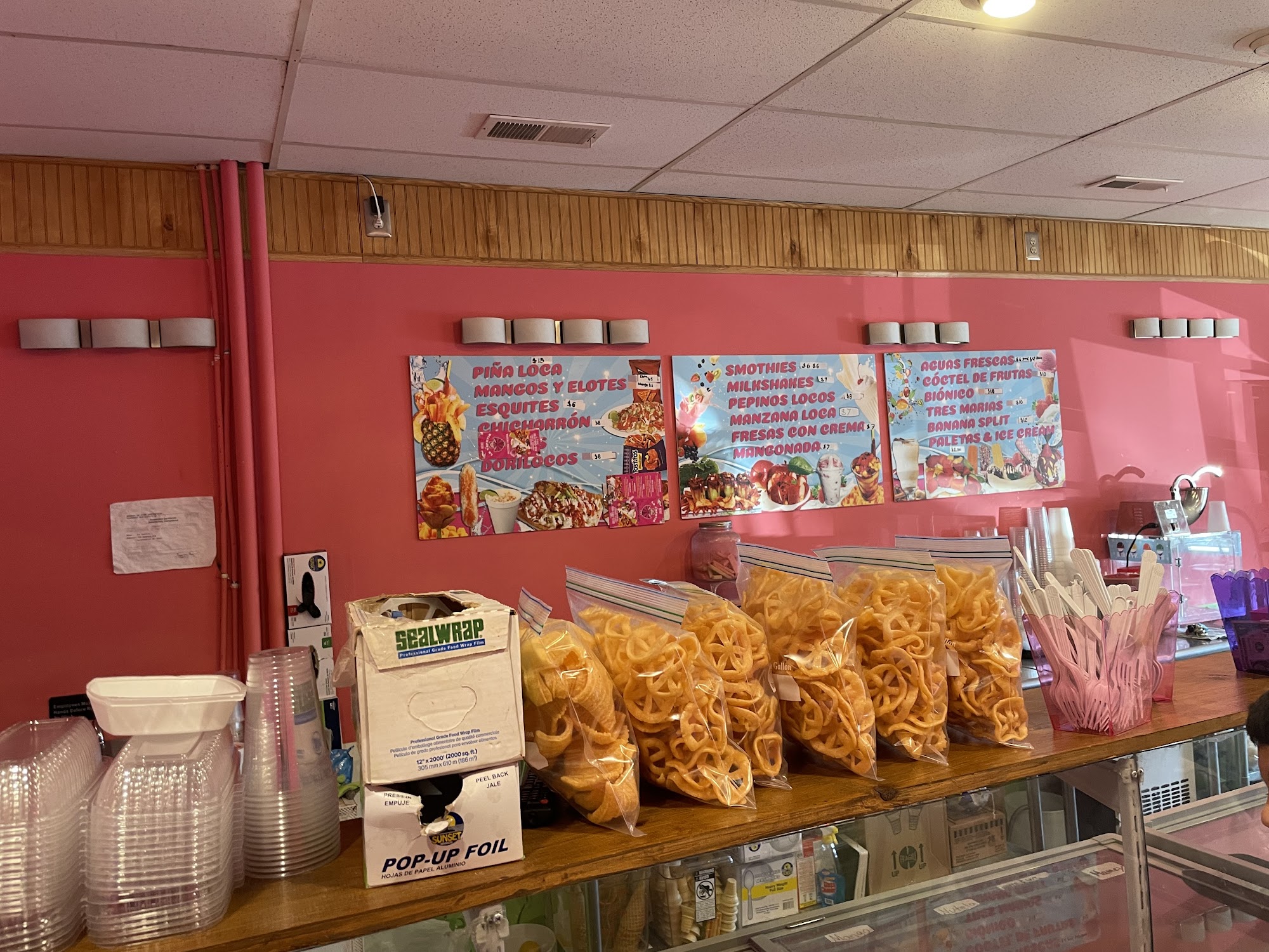Paleteria la tapatia Menu