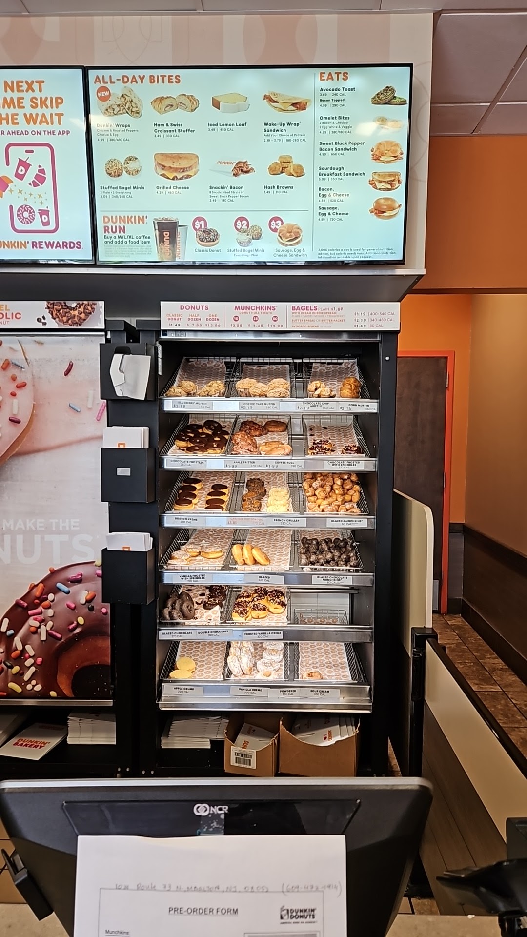 Dunkin' Menu