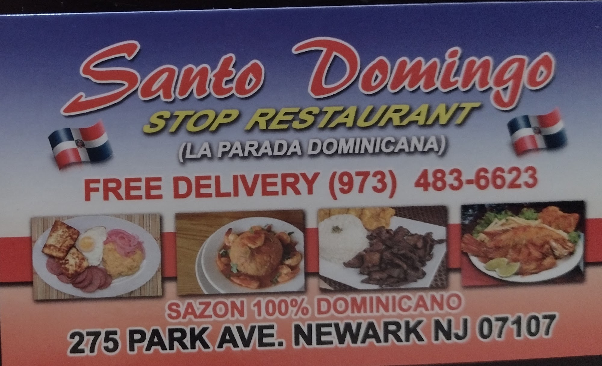 La Parada Dominicana Restaurant Menu