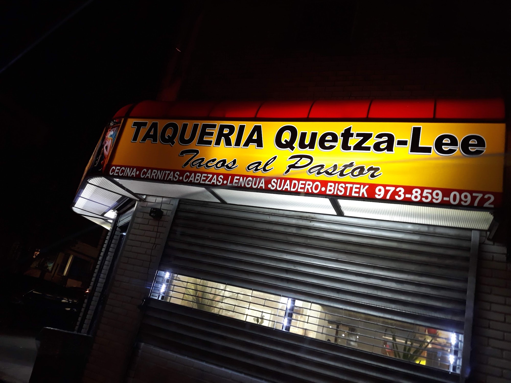 Taqueria Brenda Lee Menu