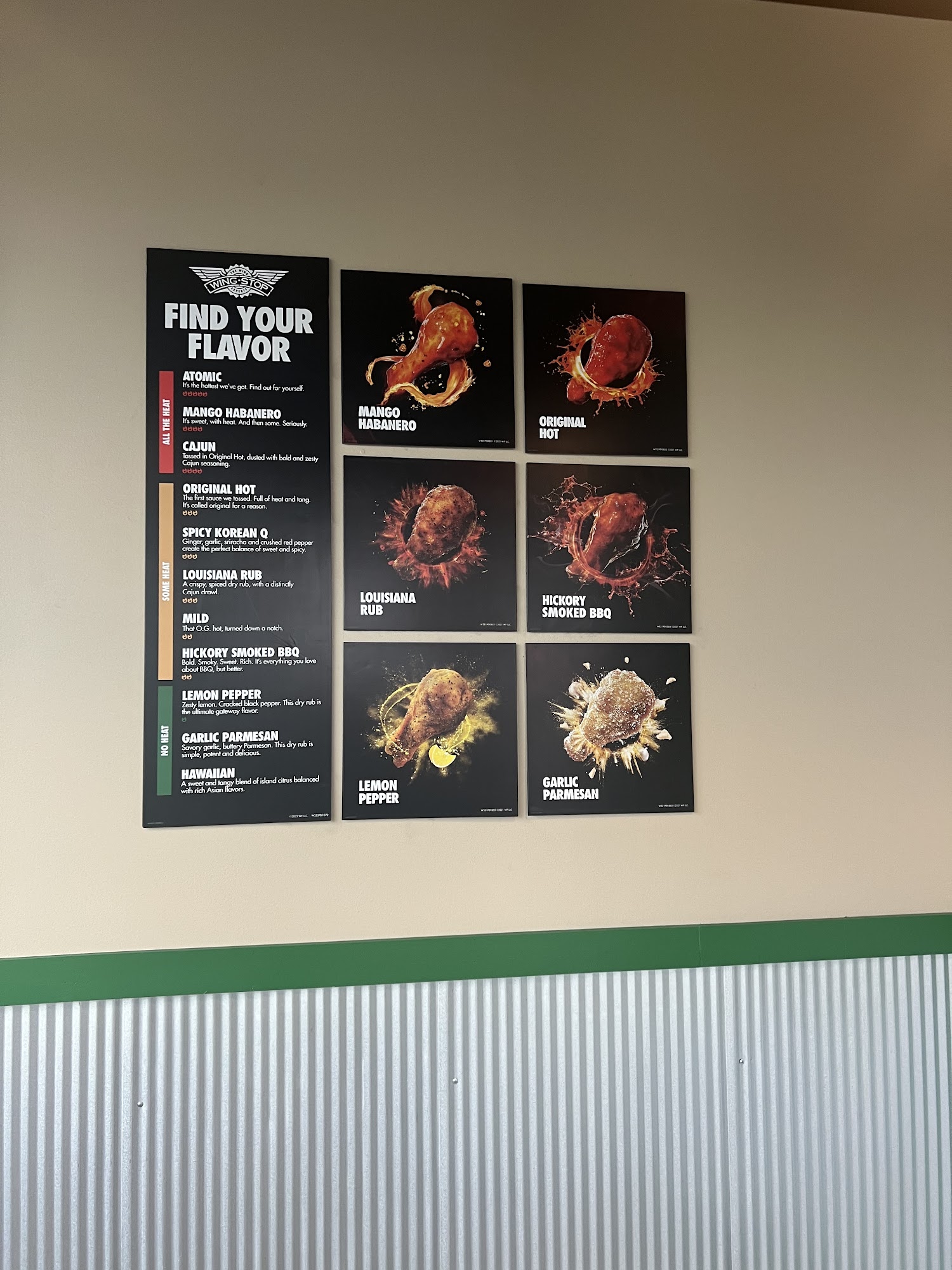 Wingstop Menu