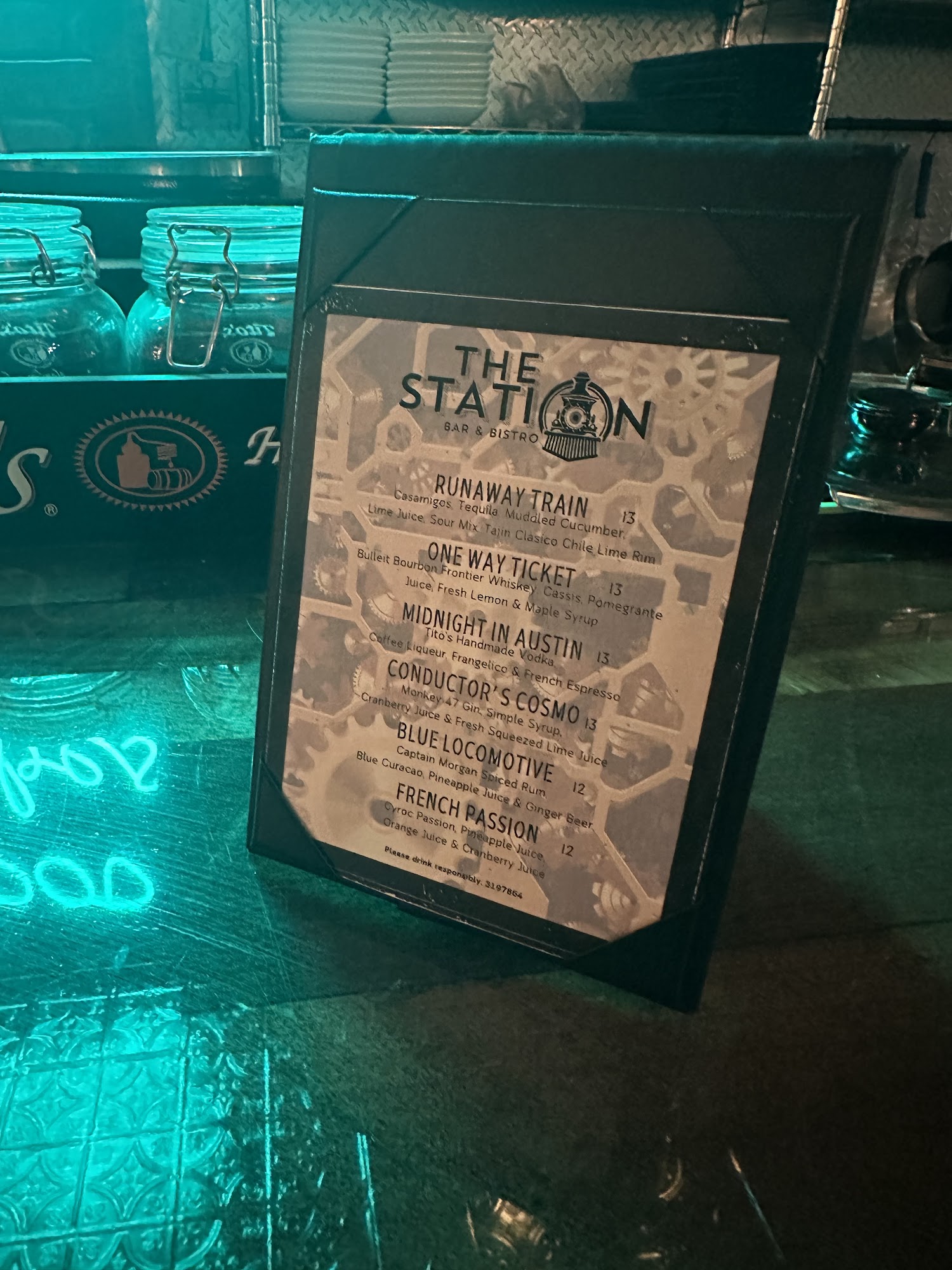 The Station Tapas & Bar Menu