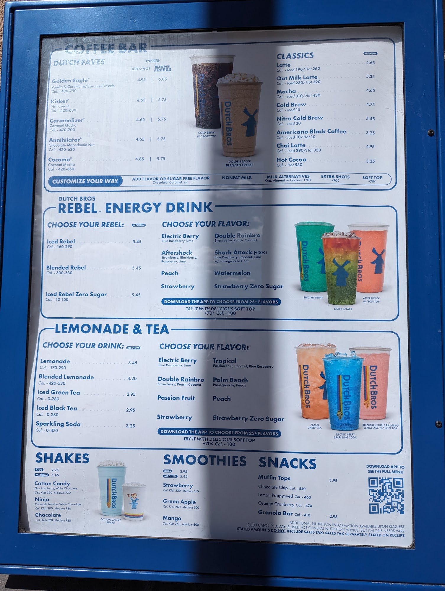 Dutch Bros Coffee Menu