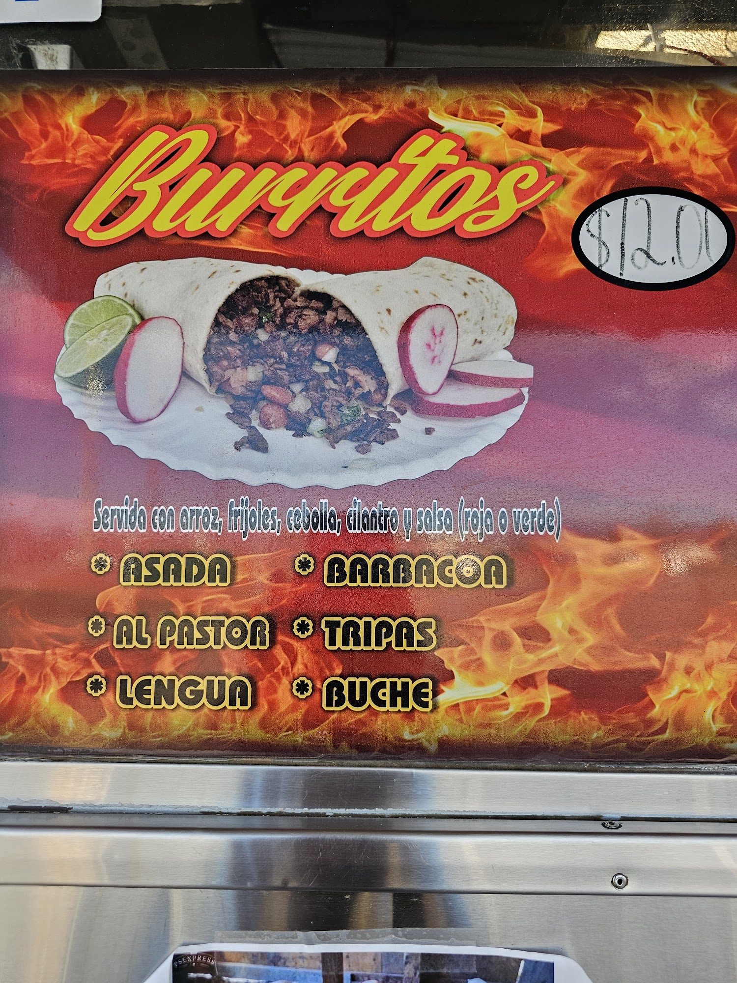 Sanchez tacos Menu