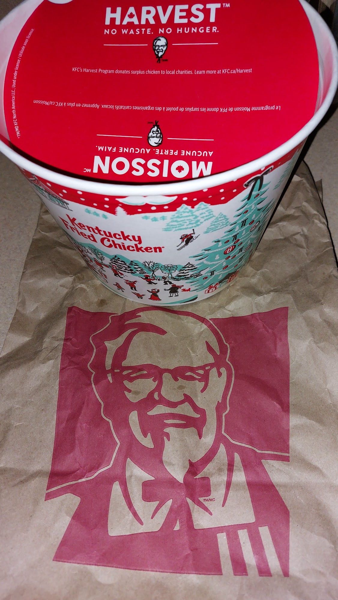 KFC Menu
