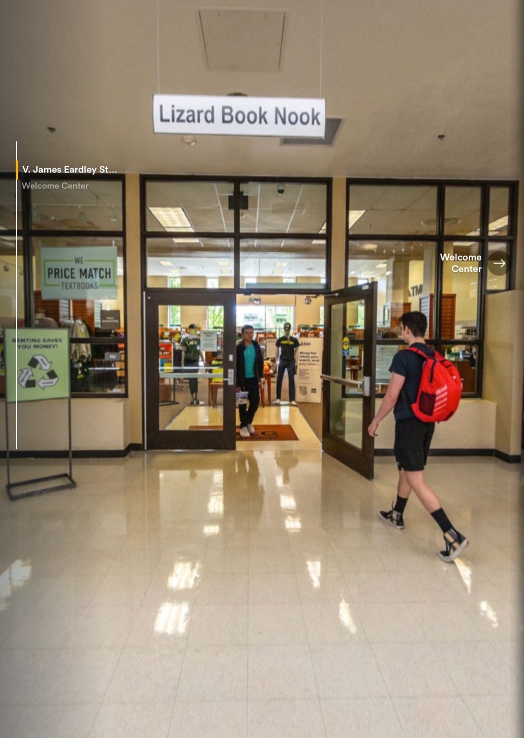 TMCC Bookstore - Lizard Book Nook