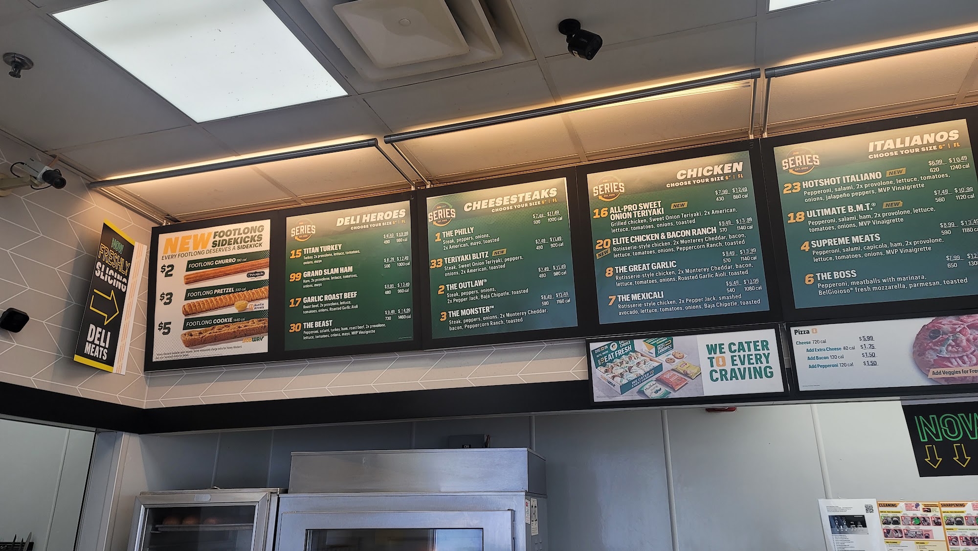 Subway Menu