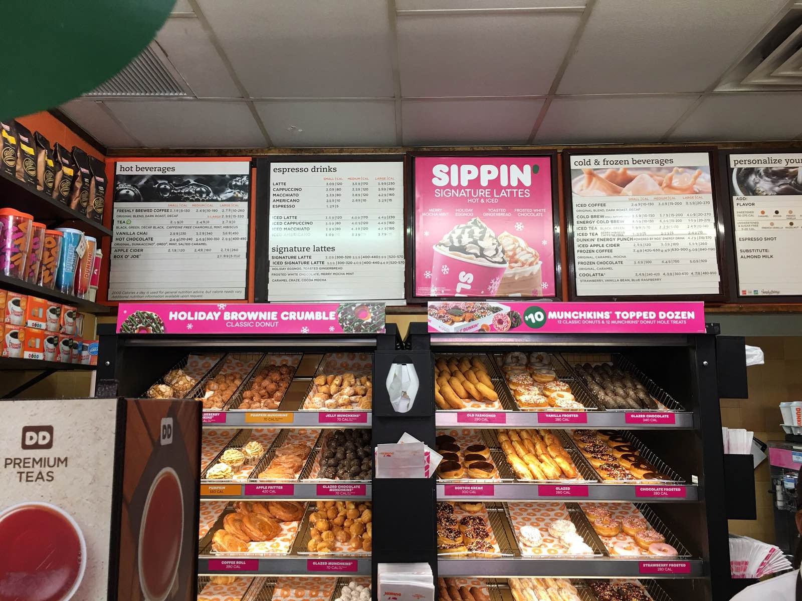 Dunkin' Menu