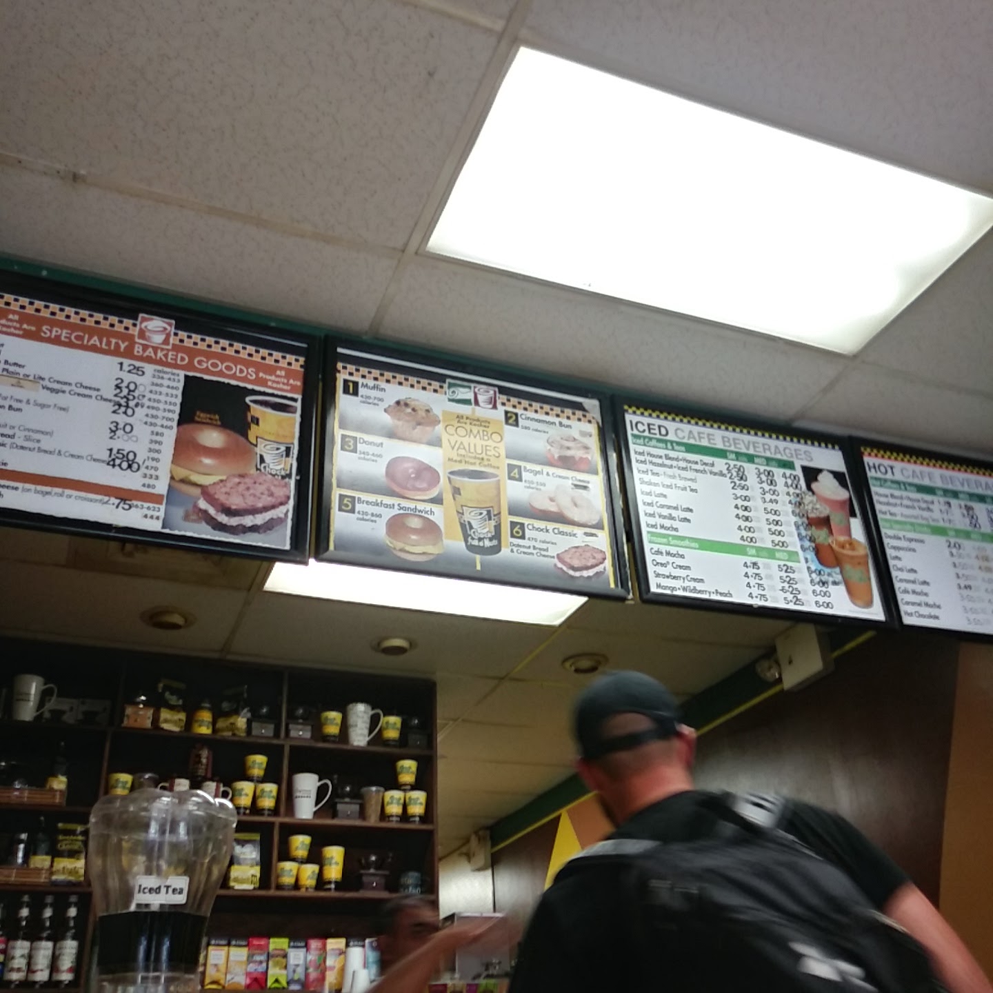 Chock Full O'Nuts Menu