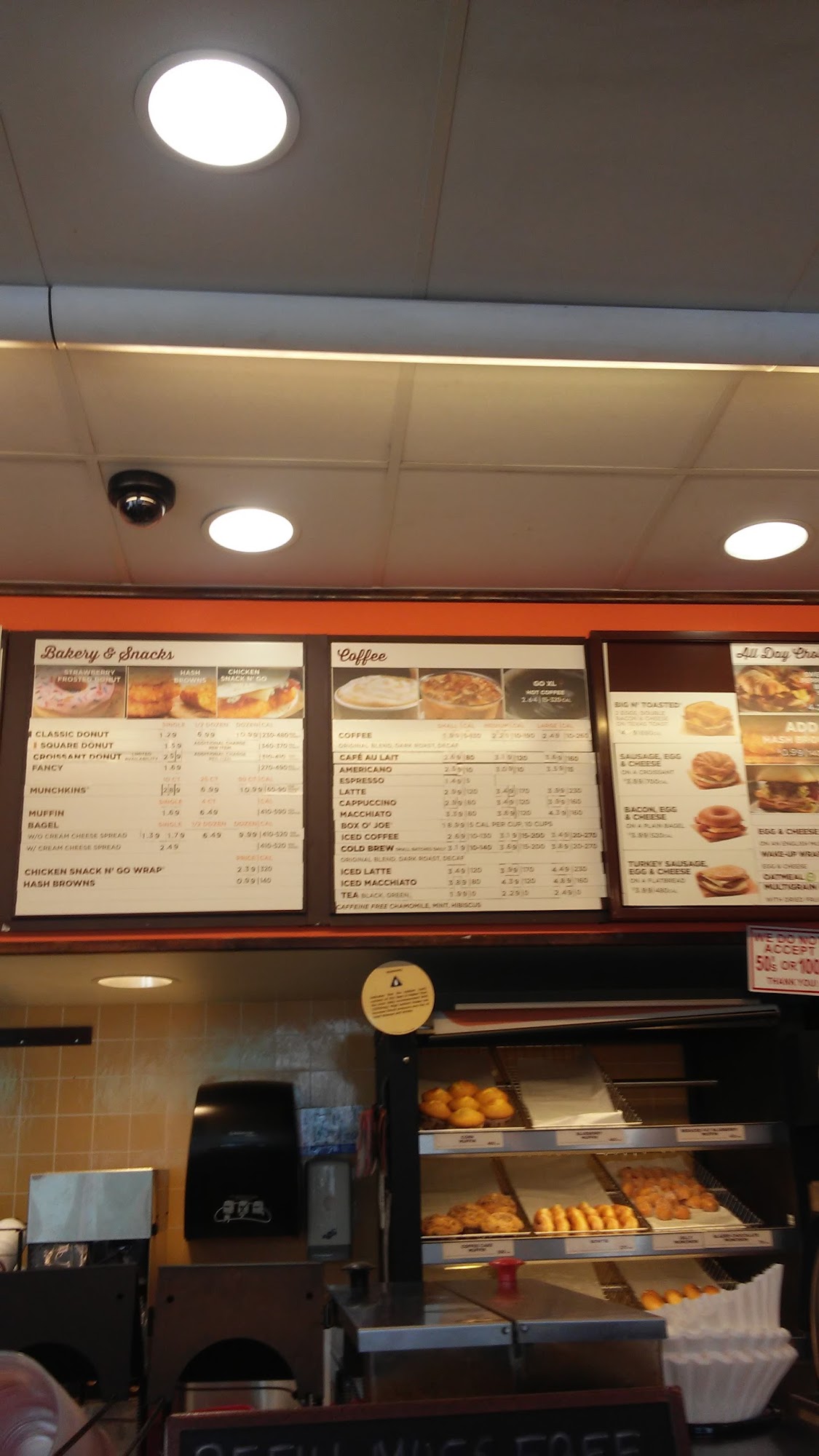 Dunkin' Menu