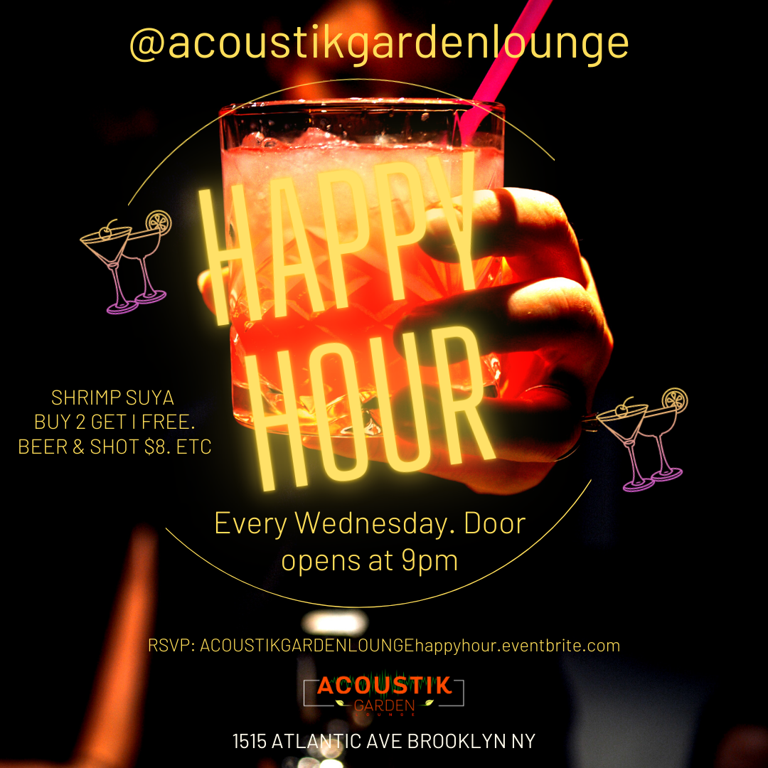 Acoustik Garden Lounge Menu