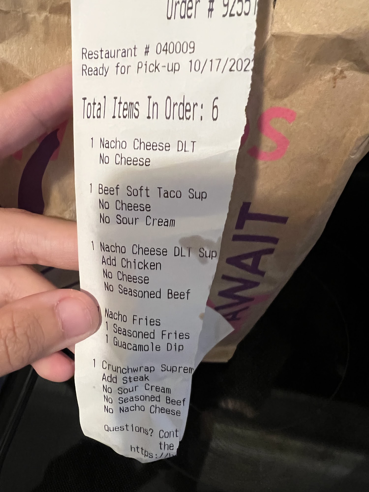 Taco Bell Menu
