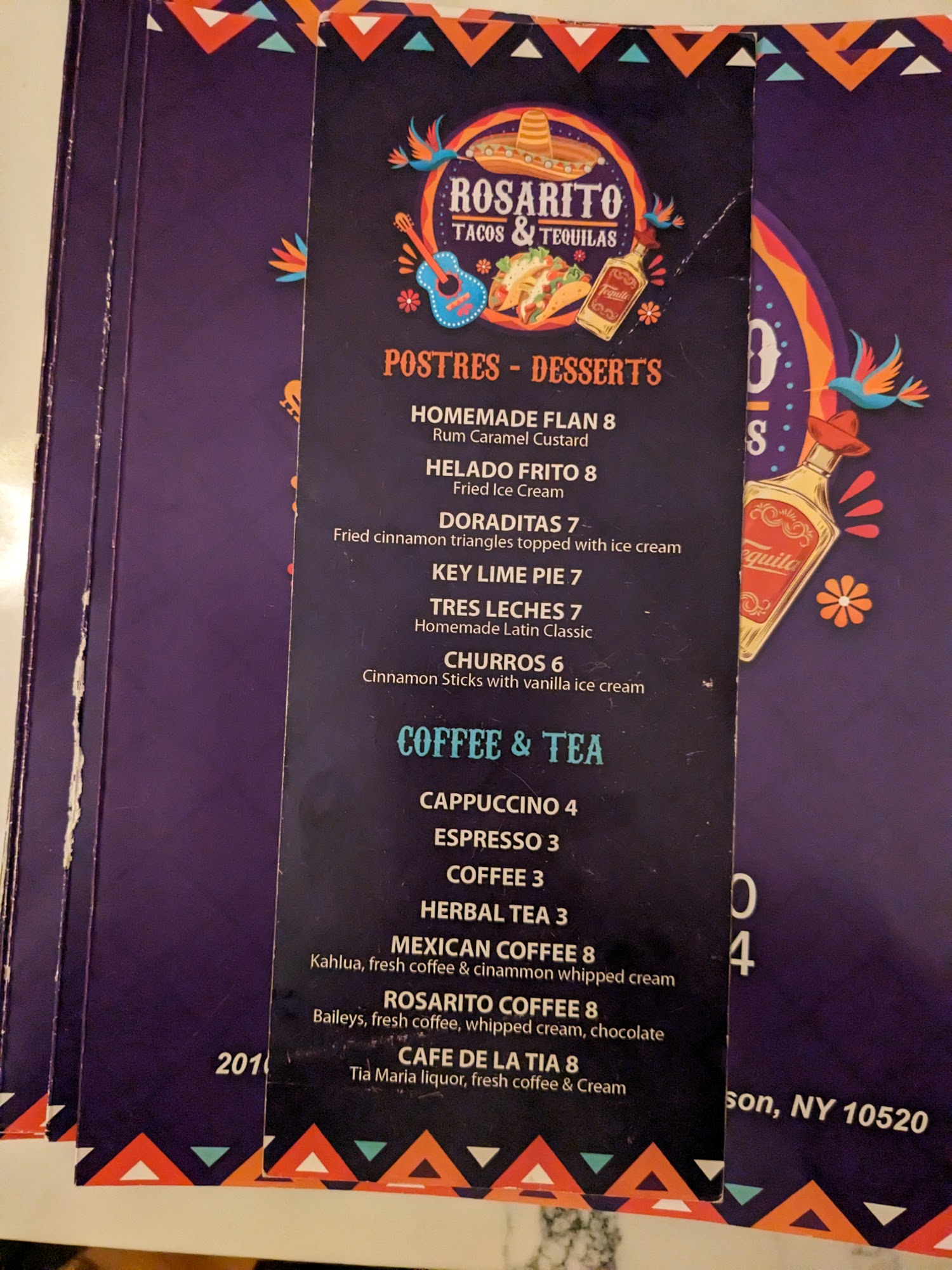 Rosarito Tacos & Tequilas, CrotononHudson Menu, Reviews (72
