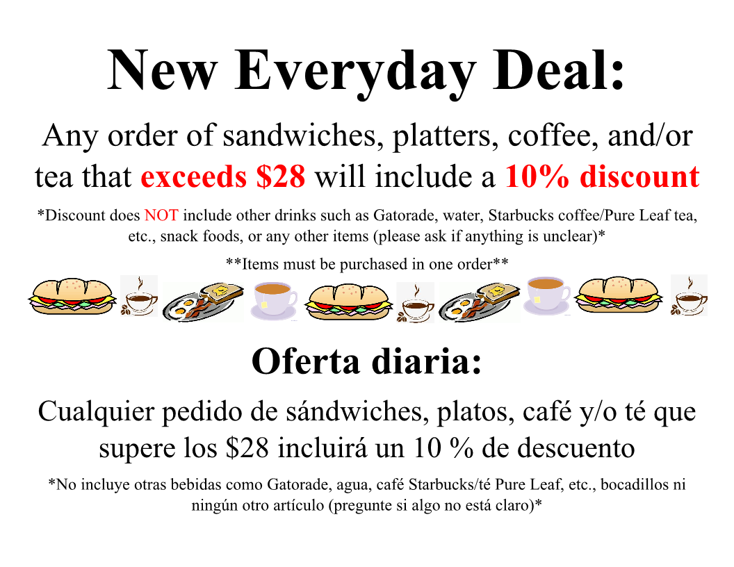 Fu Long Deli and Grocery Menu