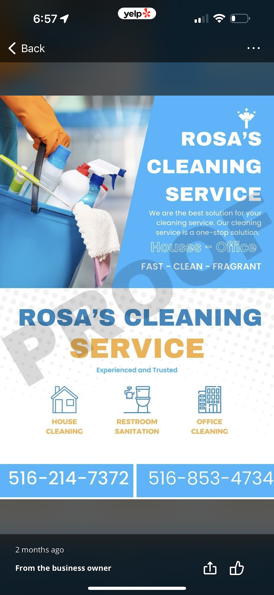 Rosa’s Cleaning services