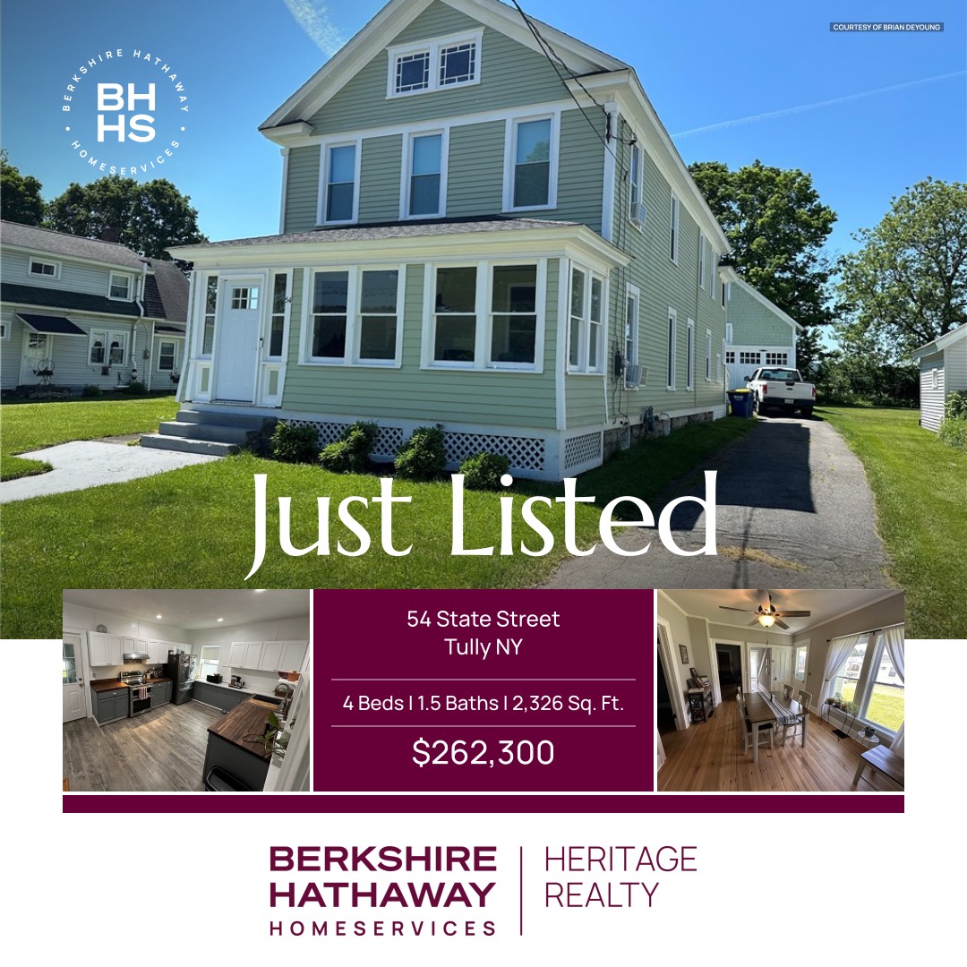 Berkshire Hathaway HomeServices Heritage Realty 7 James St, Homer New York 13077