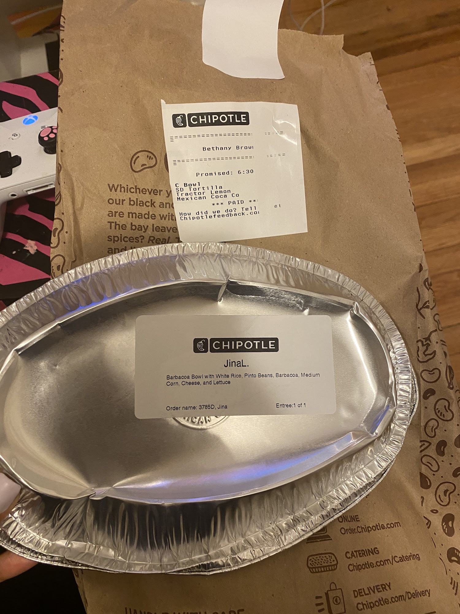 Chipotle Mexican Grill Menu