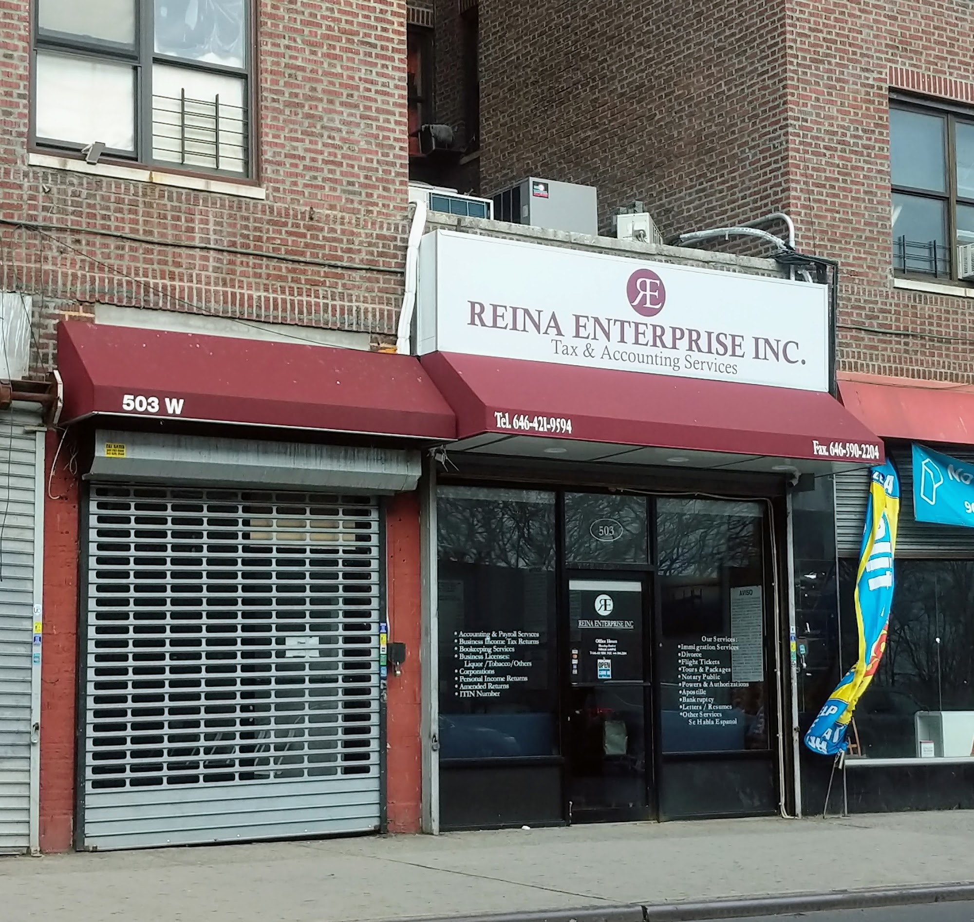 Reina Enterprises Inc