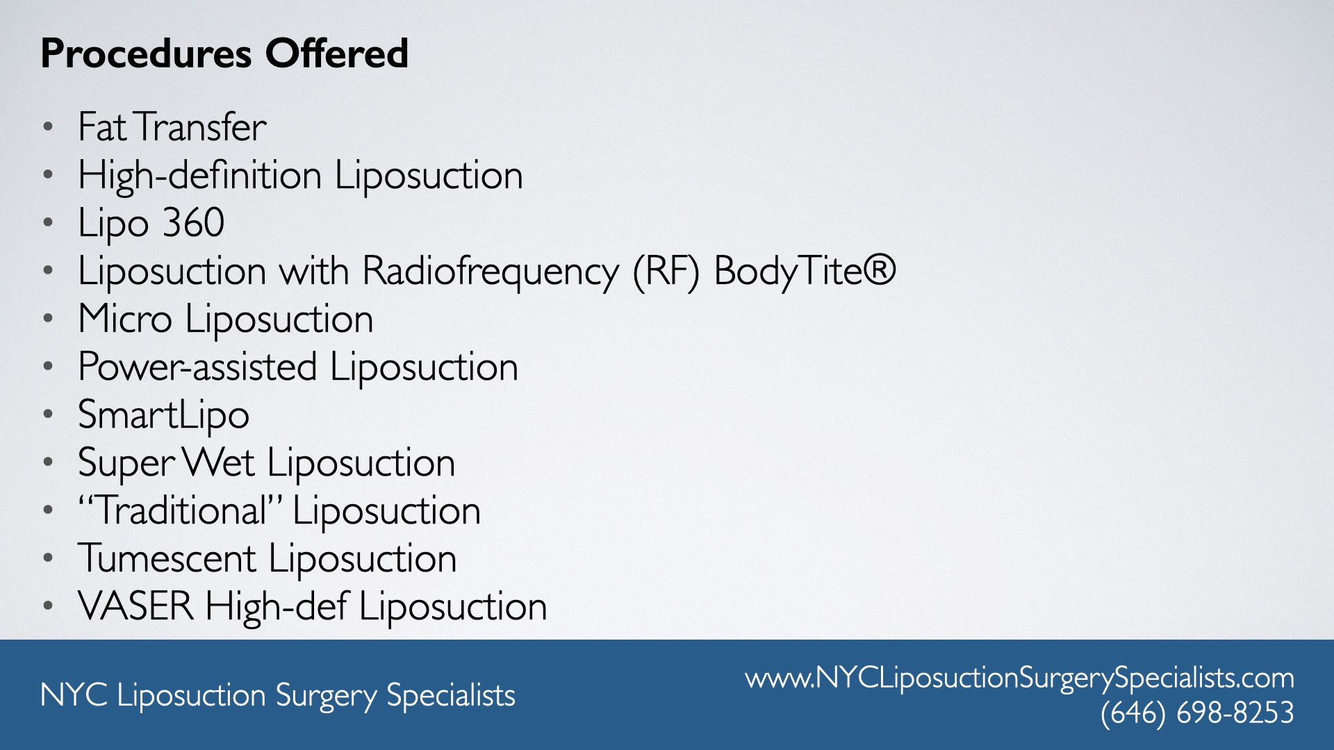 NYC Liposuction Surgery Specialists 590 5th Ave Suite 1144, New York, NY 10036