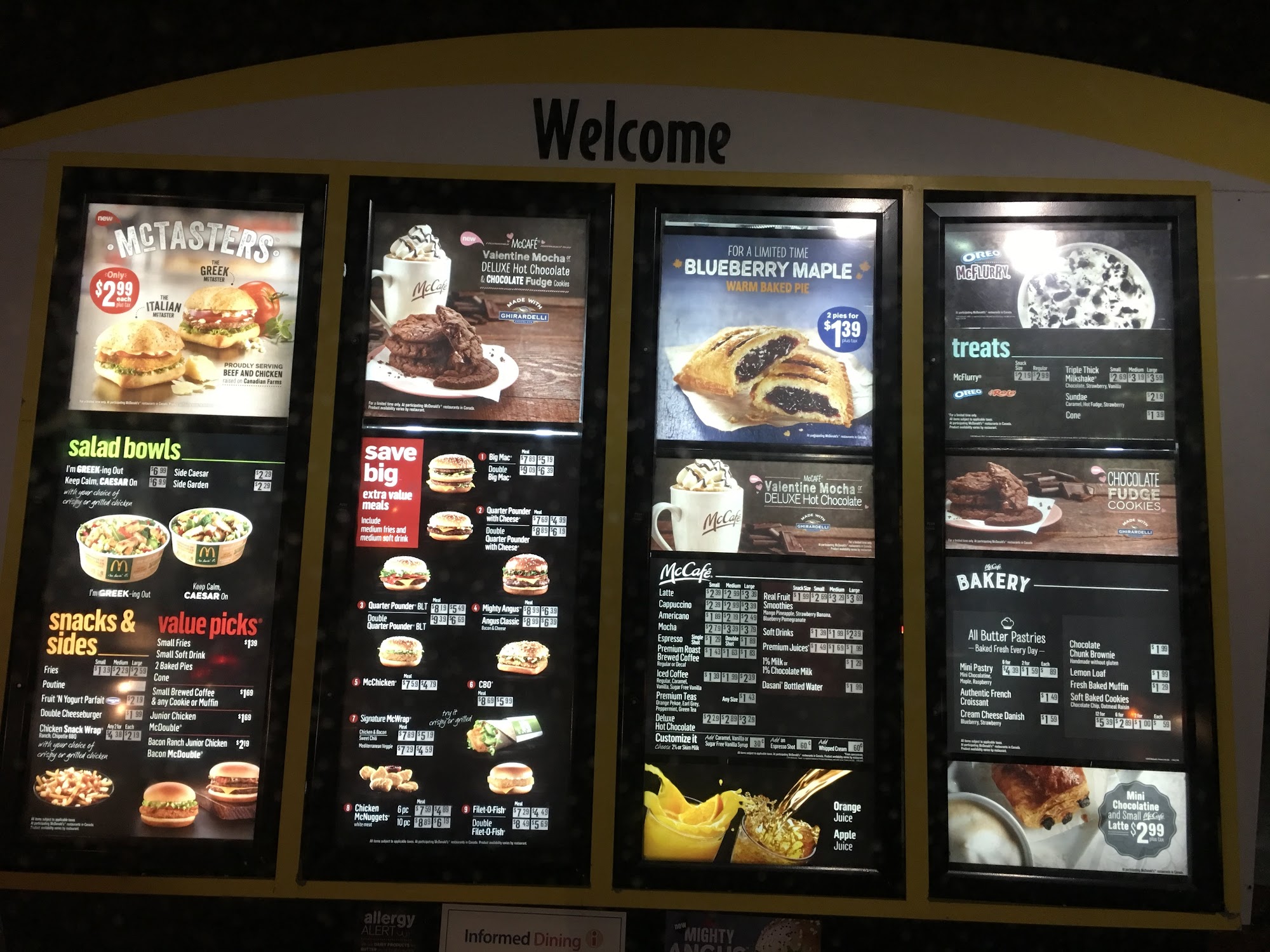 McDonald's Menu