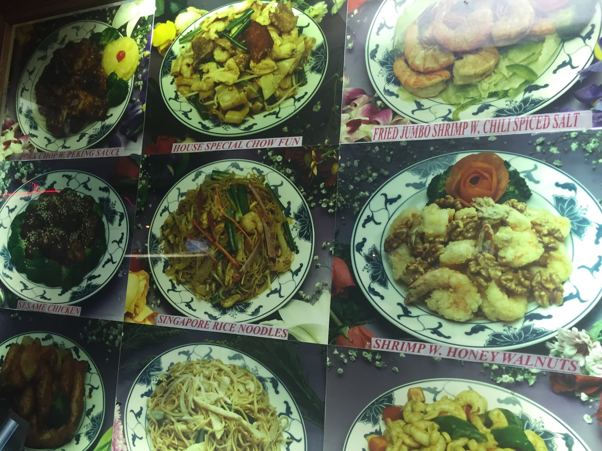 Ming's Garden Menu
